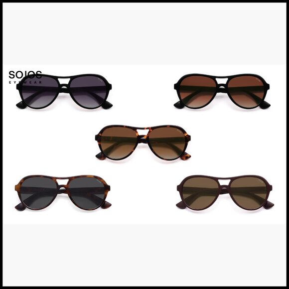 Retro Aviator Polarized Sunglasses with UV Protection